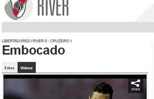 Imprensa argentina destacou m atuao do River diante de um Cruzeiro implacvel na marcao
