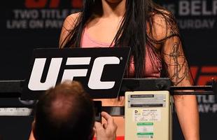 Imagens da pesagem e das encaradas do UFC 187 - Nina Ansaroff 