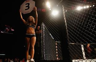 Octagon girl brasileira Luciana Andrade presente no UFC 187