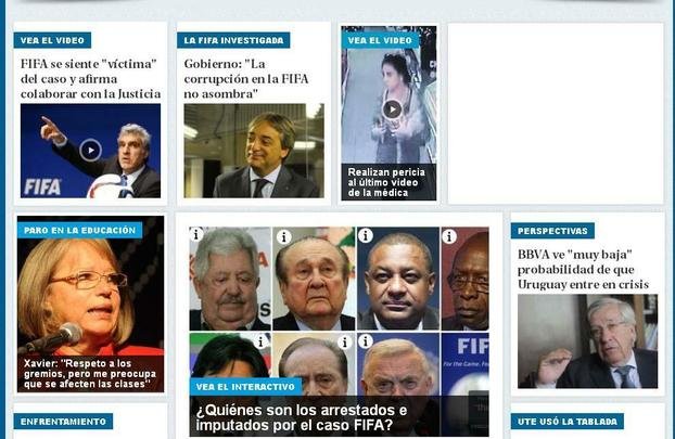 El Pas (Uruguai) - Corrupo na Fifa chega a 105 milhes de dlares e vem desde 1991
