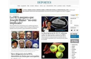 El Pas (Espanha) - Fifa assegura que Joseph Blatter no est envolvido
