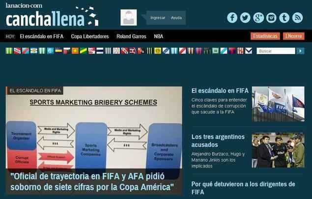 La Nacin (Argentina) - Informe da receita: oficial de longa trajetria na Fifa e na AFA pediu suborno de sete cifras pela Copa Amrica de 2011 (na Argentina)
