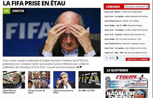 L'Equipe (Frana) - Tribunal dos EUA indiciou 9 membros da FIFA e 5 parceiros por corrupo
