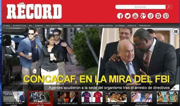 Record (Mxico) - Concacaf na mira do FBI