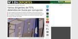 Sport (Espanha) - Vrios dirigentes da Fifa presos por corrupo
