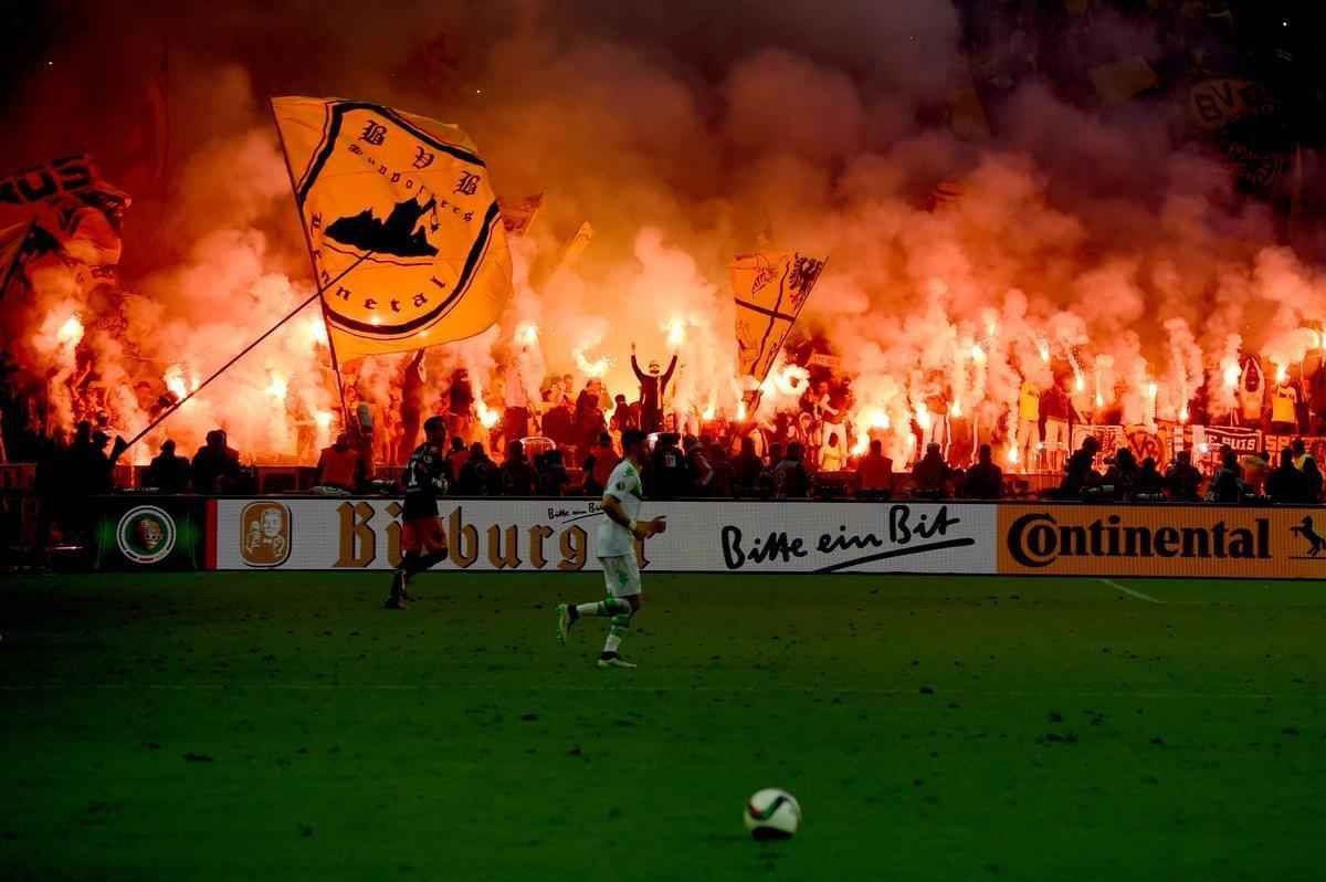 Fotos da final da Copa da Alemanha