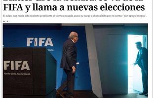 Clarn, da Argentina - Blatter jogou a bomba: deixa a Fifa e chama novas eleies
