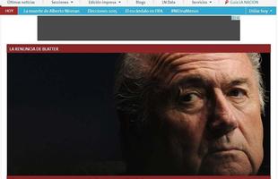 La Nacin, da Argentina: Blatter renunciou  Fifa e convocou um congresso para eleger seu sucessor
