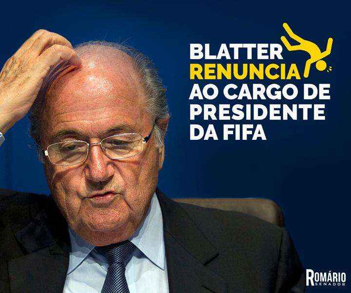 Memes da renncia de Joseph Blatter ao cargo de presidente da Fifa