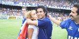 30 de novembro de 2003 - Filha de Luxemburgo com Maldonado, ento genro do tcnico, na festa do Brasileiro