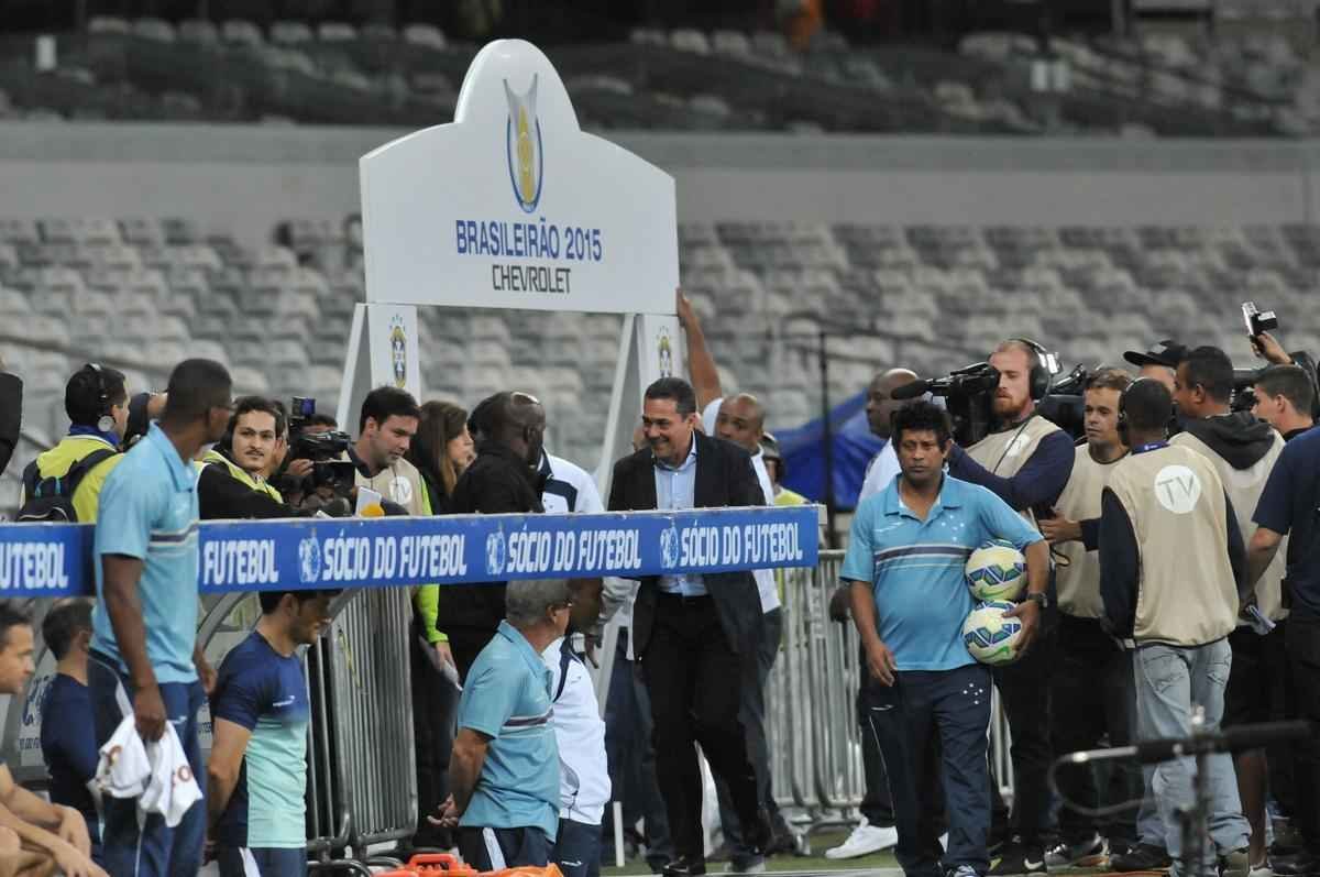 Fotos de bastidores de Cruzeiro 1x0 Flamengo, no Mineiro