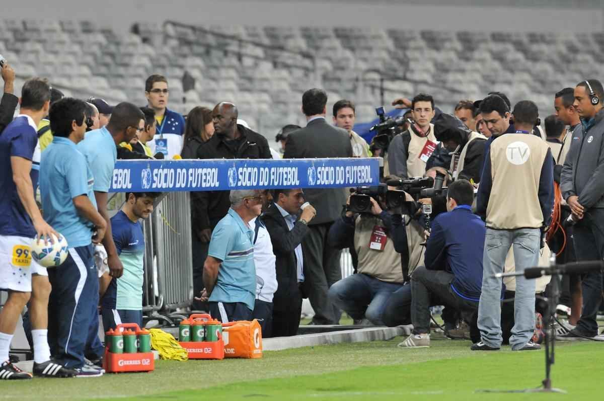 Fotos de bastidores de Cruzeiro 1x0 Flamengo, no Mineiro