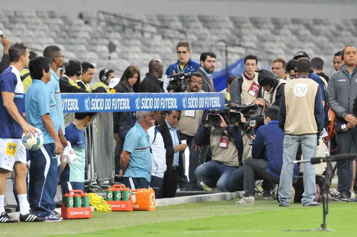 Fotos de bastidores de Cruzeiro 1x0 Flamengo, no Mineiro