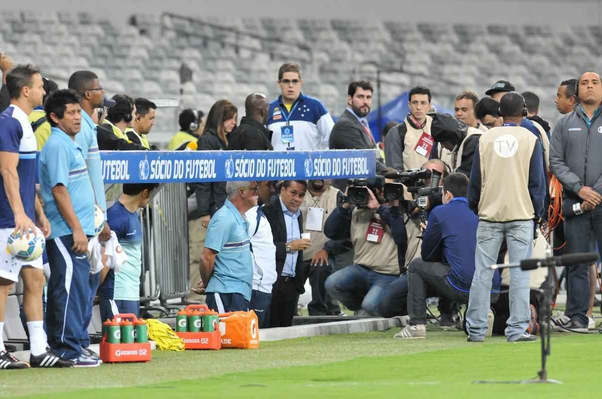 Fotos de bastidores de Cruzeiro 1x0 Flamengo, no Mineiro