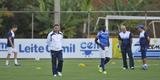 Vanderlei Luxemburgo observou treino tcnico dos reservas, comandado pelo auxiliar Deivid