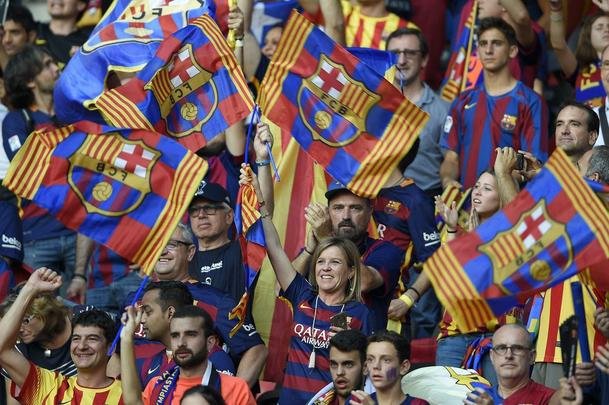 Torcedores de Juventus e Barcelona chegaram ao estádio muito animados com a expectativa de uma grande final em Berlin