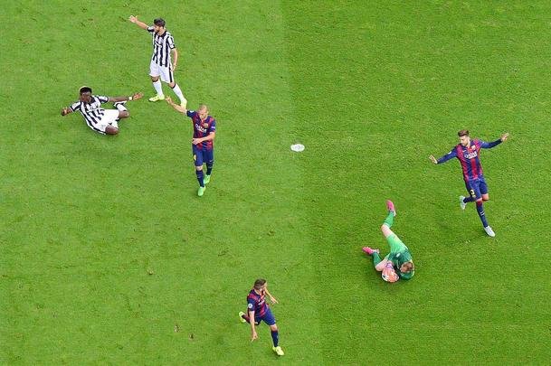 A cidade de Berlin recebeu o duelo entre Juventus e Barcelona, pela finalíssima da Liga dos Campeões