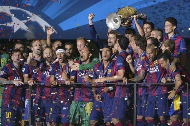 Barcelona venceu a Juventus por 3 a 1, com gols de Rakitic, Suarez e Neymar, e faturou o quinto título da Liga dos Campeões