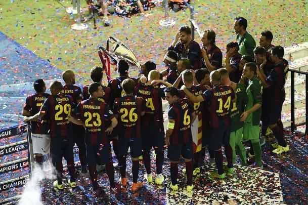 Barcelona venceu a Juventus por 3 a 1, com gols de Rakitic, Suarez e Neymar, e faturou o quinto título da Liga dos Campeões