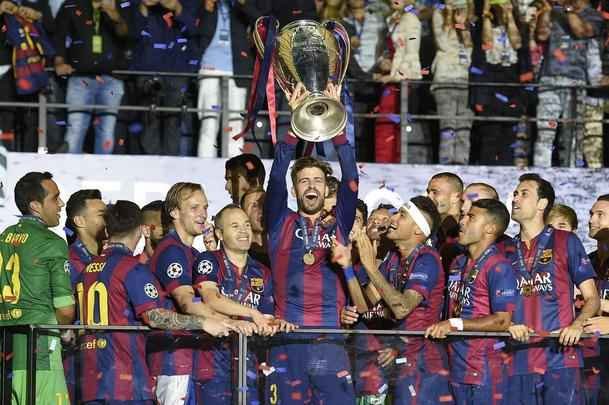 Barcelona venceu a Juventus por 3 a 1, com gols de Rakitic, Suarez e Neymar, e faturou o quinto título da Liga dos Campeões