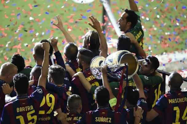 Barcelona venceu a Juventus por 3 a 1, com gols de Rakitic, Suarez e Neymar, e faturou o quinto título da Liga dos Campeões