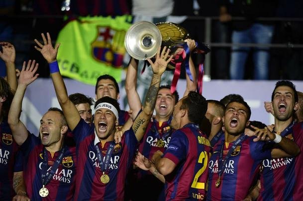 Barcelona venceu a Juventus por 3 a 1, com gols de Rakitic, Suarez e Neymar, e faturou o quinto título da Liga dos Campeões
