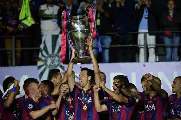 Barcelona venceu a Juventus por 3 a 1, com gols de Rakitic, Suarez e Neymar, e faturou o quinto título da Liga dos Campeões