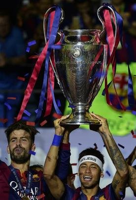 Barcelona venceu a Juventus por 3 a 1, com gols de Rakitic, Suarez e Neymar, e faturou o quinto título da Liga dos Campeões