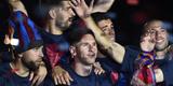 Com direito a festa, discurso dos jogadores e emoo, craques do Barcelona comemoram ttulo da Liga dos Campees no Estdio Camp Nou