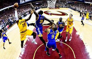 Fotos do terceiro jogo da final da NBA, vencido pelo Cleveland Cavaliers