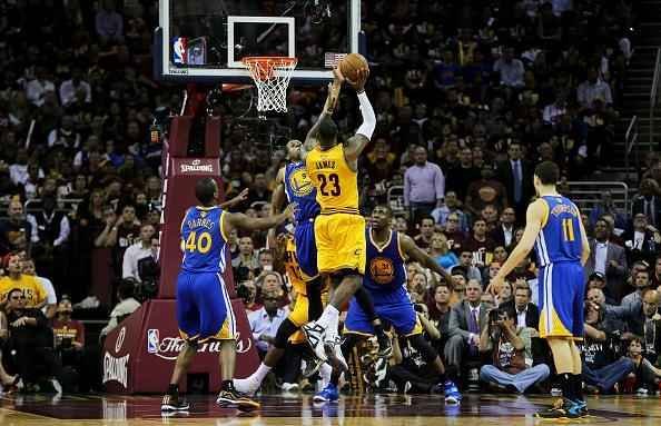 Fotos do terceiro jogo da final da NBA, vencido pelo Cleveland Cavaliers