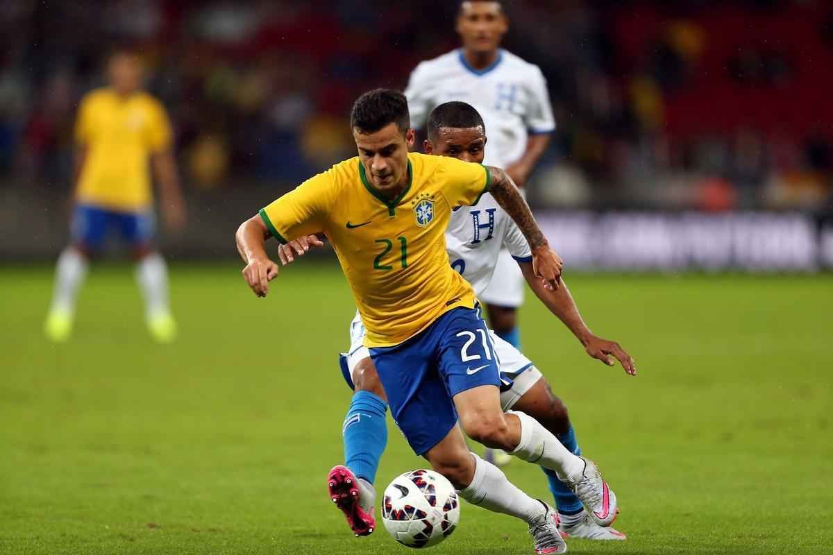 Fotos da vitria magra do Brasil sobre Honduras, por 1 a 0, com gol de Roberto Firmino