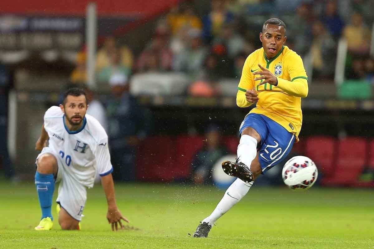 Fotos da vitria magra do Brasil sobre Honduras, por 1 a 0, com gol de Roberto Firmino