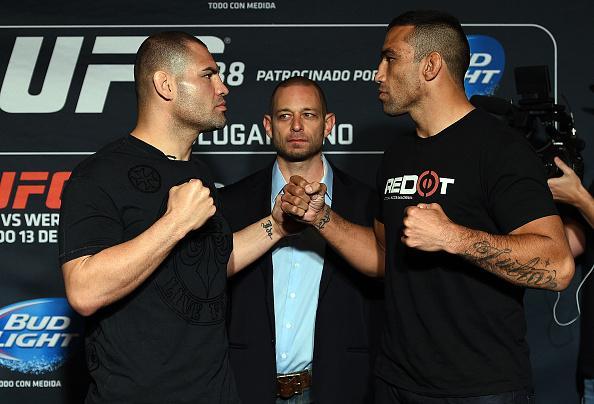 Imagens do Media Day e das encaradas do UFC 188 - Cain Velasquez e Fabrcio Werdum