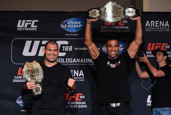 Imagens do Media Day e das encaradas do UFC 188 - Cain Velasquez e Fabrcio Werdum