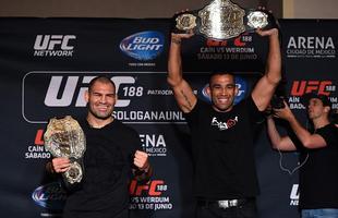 Imagens do Media Day e das encaradas do UFC 188 - Cain Velasquez e Fabrcio Werdum