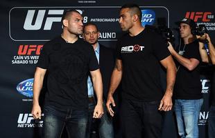 Imagens do Media Day e das encaradas do UFC 188 - Cain Velasquez e Fabrcio Werdum