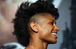 Imagens do Media Day e das encaradas do UFC 188 - Angela Hill