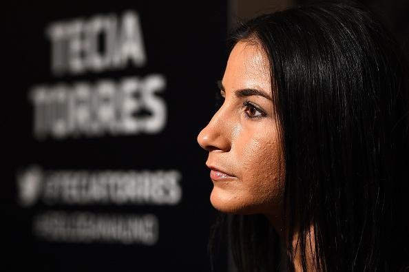 Imagens do Media Day e das encaradas do UFC 188 - Tecia Torres