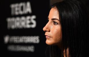 Imagens do Media Day e das encaradas do UFC 188 - Tecia Torres