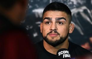 Imagens do Media Day e das encaradas do UFC 188 - Kelvin Gastelum