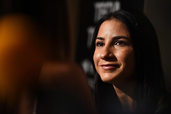 Imagens do Media Day e das encaradas do UFC 188 - Tecia Torres