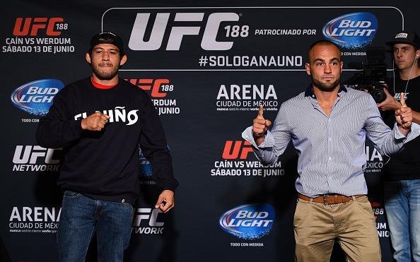 Imagens do Media Day e das encaradas do UFC 188 - Gilbert Melendez e Eddie Alvarez