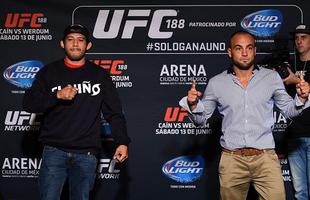 Imagens do Media Day e das encaradas do UFC 188 - Gilbert Melendez e Eddie Alvarez