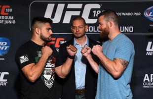 Imagens do Media Day e das encaradas do UFC 188 - Kelvin Gastelum e Nate Marquardt