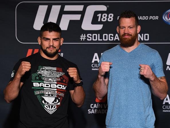Imagens do Media Day e das encaradas do UFC 188 - Kelvin Gastelum e Nate Marquardt