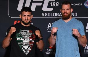 Imagens do Media Day e das encaradas do UFC 188 - Kelvin Gastelum e Nate Marquardt