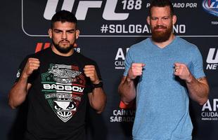 Imagens do Media Day e das encaradas do UFC 188 - Kelvin Gastelum e Nate Marquardt