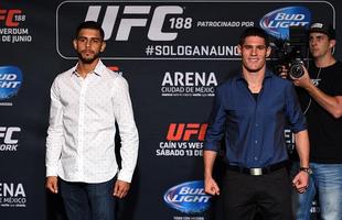 Imagens do Media Day e das encaradas do UFC 188 - Yair Rodriguez e Charles Rosa