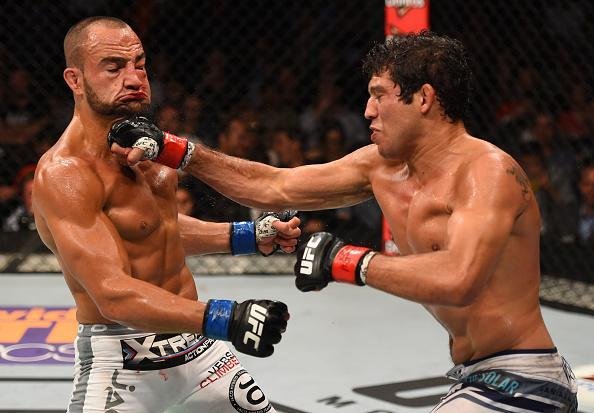 Imagens da grande luta entre Eddie Alvarez e Gilbert Melendez